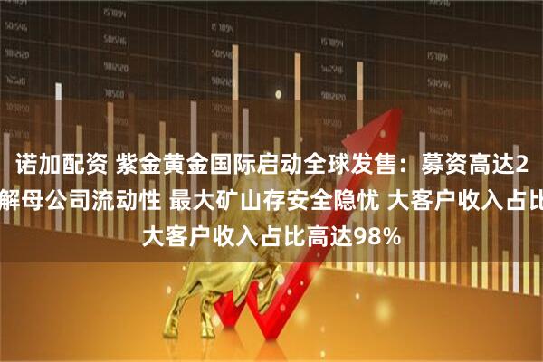 诺加配资 紫金黄金国际启动全球发售：募资高达287亿为缓解母公司流动性 最大矿山存安全隐忧 大客户收入占比高达98%